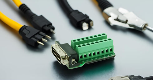 TwinkleBay DB15 Breakout Connector 15 Pin Connector Male with Nut...