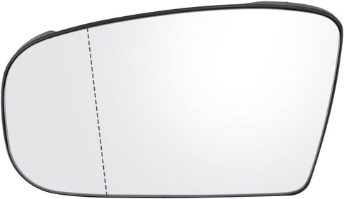 Side Wing Mirror Glass, 2208100121 Car Left Door Side Wing Mirror Glass Wide Angle for Mercedes W220 W215...