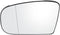 Side Wing Mirror Glass, 2208100121 Car Left Door Side Wing Mirror Glass Wide Angle for Mercedes W220 W215...