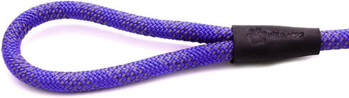 Max and Neo Rope Slip Lead Reflective 5 Foot - We Donate a Leash to a Dog Rescue for Every Leash Sold (PURPLE, 5FT X 1/2")...