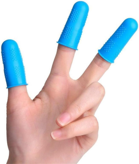 Hot Glue Gun Finger Protectors, 15 pcs, Silicone Thimble Finger Guard for Hot Glue...