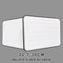 Dry Erase White Board Double-Sided Whiteboard with Lines and Blank Surface for Kids Answer Paddle 9" x 12" 1Pcs...