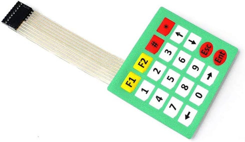 4Pcs 4x5 Keys Matrix Array 20 Key Keypad Membrane Switch Control Panel for Arduino...