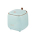 Plastic Trash can Creative Mini Desktop Trash can, with lid Small Home Office Cleaning Trash Button Desktop Storage bin, with 50 Trash Bags (Light...
