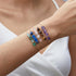 COLORFUL BLING 12 Constellation Healing Crystal Beaded Bracelets Natural Stone Zodiac Stretch Bracelets for Women Birthstone Gemstone Anxiety Reli...