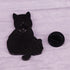Gothic Skeleton Ramen Cat Enamel Pin Brooch badge for backpacks...