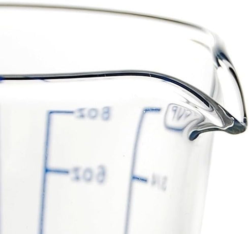 Rocaware 1 Cup Borosilicate Glass Measuring Cup with 50ML Intervals Scale New Kitchen Accessories Easy Measure Liquid Powder Milk Cups...