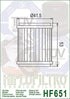 HiFloFiltro HF651 Premium Oil Filter, Single...
