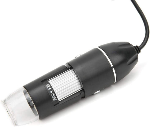 LED Digital Microscope, Aluminum Alloy Microscope, Electronic Biological Research Industrial for Archaeological Research Insect Observation...