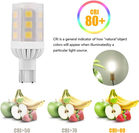 Cheopha 921 T5 T10 Wedge Base LED Light Bulb 12VAC/DC 3W Cool White 6000K 360-Degree for Outdoor Landscape Path Step Deck Light RV Camper Trailer ...