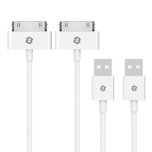 JETech USB Sync and Charging Cable Compatible iPhone 4/4s, iPhone 3G/3GS, iPad 1/2/3, iPod, 3.3 Feet, 2-Pack......