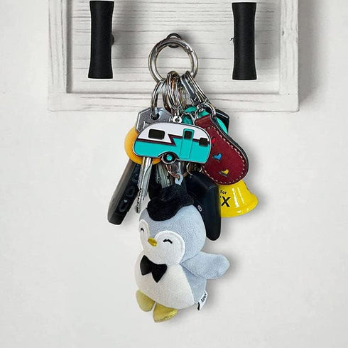 tenghong2021 Camper Keychain Happy RV Keyring Set Camping Gifts for Men Women Teenager Travel Trailers Vacation...