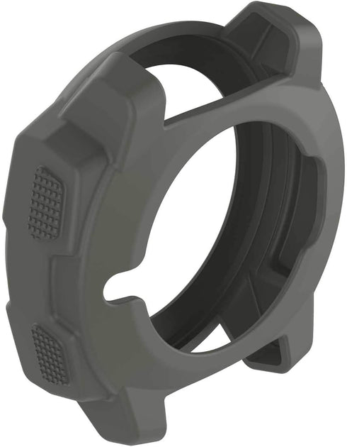 FitTurn Case for Garmin Instinct Watch - Slim Designer Sleeve Protector, Anti-Scratch Bezel, Silicone Band Cover (Gray)...