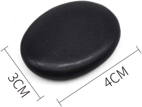 Healifty 6Pcs Hot Stones Massage Stones Spa Power Natural Rocks for Body Relax...