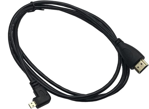 Seadream Angled Micro HDMI to HDMI Cable 2Pack 5Feet 1.5M 90 Degree Angled Micro HDMI Male to HDMI Male Cable (2Pack Each of Left and Right)...