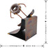 Snowboard Nut Collectible Handmade Metal Art Figurine, Desk Accessories, Trophy, Boss Gift, Home Office Décor, Collectible Figures...