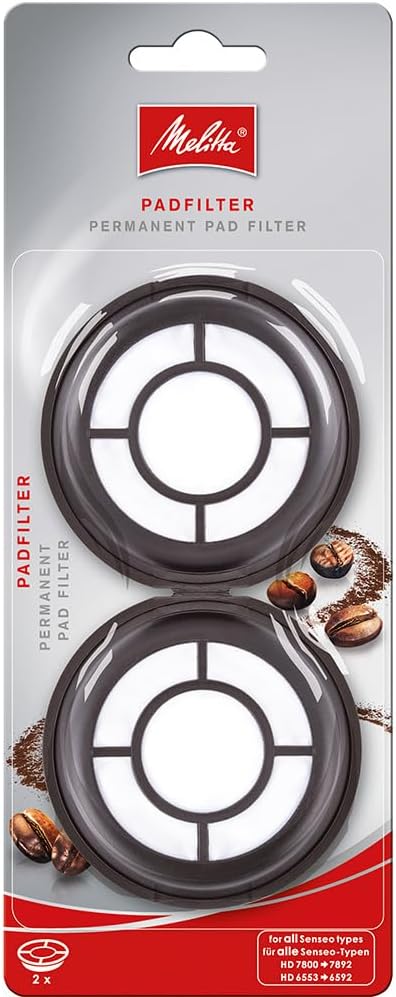 Melitta 180424 Padfilter New Generation permanent coffee pad filter...
