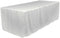 TEKTRUM 8-Feet Long Fitted Table DJ Jacket Cover for Trade Show - Thick/Heavy Duty/Durable Fabric - White Color (TD-JKT-WHT-8FT)...