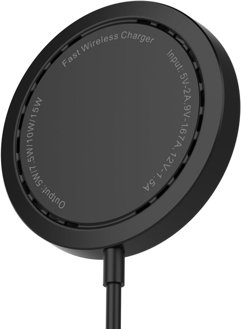 Wireless Charger, 15W Max Fast Magnetic Wireless Charging Pad Compatible with iPhone 15/14/13/12/11/X/8, Samsung Galaxy S22/S21/S20, AirPods Pro 2...
