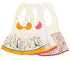 GZMM 3-Pack Baby Girl's Bibs Dress Infant Toddler waterproof Burp Cloths With Adjustable Snaps...