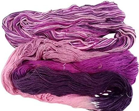 Silk Roving Worsted Weight Yarn Singles - Pure mulberry silk duke yarn (100 Grams, Tokyo)...