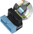 5PCS USB 3.0 19-Pin Motherboard Connector Internal Header, Male to Female Extension Adapter Down Angled 90 Degree for Motherboard Mainboard, Multi...