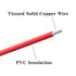 BNTECHGO 22 Gauge PVC 1007 Solid Electric Wire Black 100 ft 22 AWG 1007 Hook Up Tinned Copper Wire...