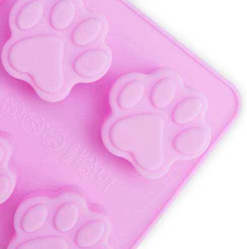 homEdge Puppy Dog Paw and Bone Silicone Molds, Non-Stick Food Grade Silicone Molds for Chocolate, Candy, Jelly, Ice Cube, Dog Treats (Puppy Paw Bo...