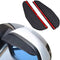 2 PCS Car Rear View Mirror Rain Eyebrow, 6.8" x 2.2" Thick Carbon Fiber Texture Waterproof Reflective Protective Cover, Maintain Clear Vision Side...