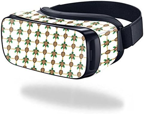 MightySkins Skin Compatible with Samsung Gear VR (Original) wrap Cover Sticker Skins Turtle Tile......