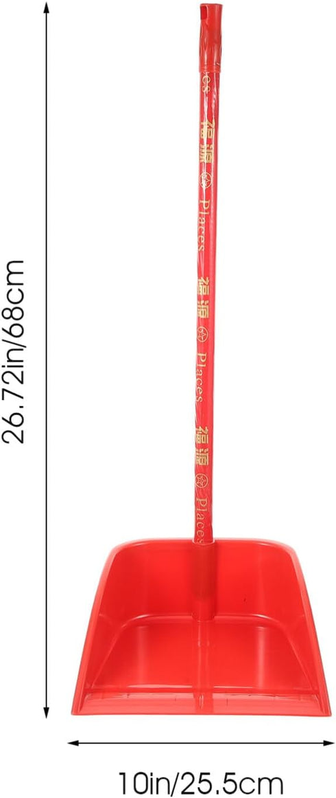 COHEALI Plastic Upright Dustpan Long Handle Lobby Dust Pan Cleaning Shovel Stand Up Dustpans Sweeping Part for Garage Home Yard 63cm (dust Pan Onl...