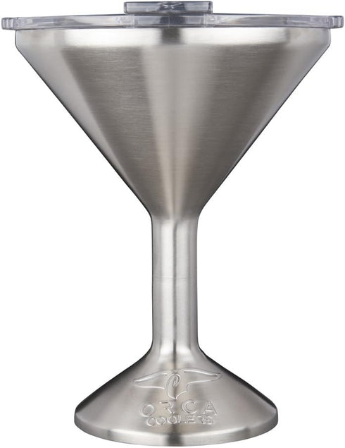ORCA Tini 13oz Stainless Steel Martini Glass | Temperature Insulated Tumbler for Every Outdoor, Picnic, Poolside, Beach & Patio Party — Stainless ...