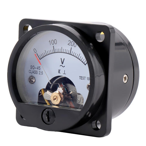 Analog Voltmeter,Voltmeter Gauge Current Voltmeter Analog Dial AC 0-300V Round Voltage Gauge Meter Volt Tester Panel Volt Guage Voltage...