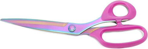 Sharp Sewing Scissors, Professional Heavy Duty Titanium Coating Forged Stainless Steel Multi-Purpose Shears for Fabric Leather, Dressmaking, Tailo...