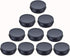 Aluminum Metal Tin 1oz/30ml, Black Aluminum Tins Round Tin Cans Containers with Screw Top Lid (Pack of 10)...