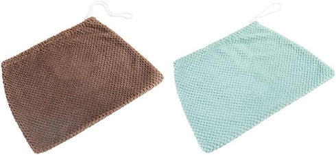 Healvian 2PCS Reusable Floor Cleaning Cloth Broom Replacement Cloth Cotton Mop Pad Lazy Broom Cover Washable Duster Mopping Refills for Wet & Dry ...