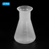 PATIKIL 100ml Plastic Erlenmeyer Flask, 2 Pack Wide Mouth Conical Flask for Laboratory, Clear...