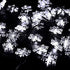 Dazzle Bright 100 LED Solar Christmas Snowflake Lights Outdoor, 39 FT Solar Powered Snowflake String Lights Waterproof for Xmas Tree, Holiday, Wed...
