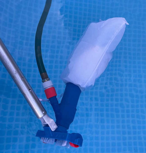 Pool Spa Jet Vacuum Cleaner w/Brush for Frame above Ground/Inflatable Pools, Spa, Hot Tub Vacuuming, Use Water Pressure from Garden Hose to Vacuum...