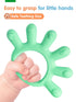 Baby Silicone Teething Toys, Food Grade Teethers for Babies 0-6 Months|6-12 Months, Fingers Teething Relief Infant Chew Toys, 3 4 5 Month Old Deve...