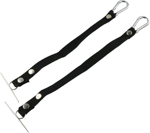 4pcs Black Tape Thong for Tool Belts, Polyester Electrical Tape Chain Strap, Electrical Contractor Tool Belt for Pouch Bag...