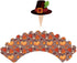 48 Pieces Thanksgiving Cupcake Toppers Cupcake Wrappers Kit for Thanksgiving Day Autumn Cake Decoration...