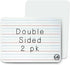 Small White Dry Erase Board for Kids 2pk.| Double Sided Lapboard Mini Ideal Dry Erase Board Perfect for Homeschool Supplies, Office, Classroom...