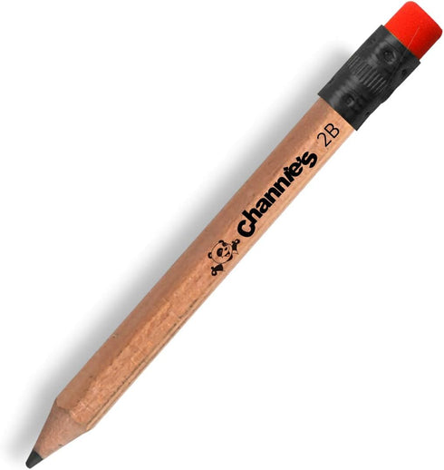 Channie's My First Pencil, Easy-to-Hold Jumbo Pencils for Preschoolers, Kindergarteners & 1st Graders, Brown Wooden 2B Fat Pencils for Kids Ages 3...
