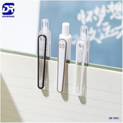Gel Pens, Black Gel Ink Pens, 12 Pcs 0.5mm Fine Point Smooth Writing Pens, Ball Point Pens for Journaling, Ink Not Skip, Retractable Cute Aestheti...