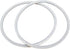 2Pcs Silicone Pressure Cooker Replacement Gasket Sealing Ring, Silicone Sealing Rings Compatible Fit for 24.7cm 9.72inch Pressure Cooker...