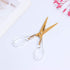 Multibey Acrylic Gold Craft Scissors Staple Remover Set Acrylic Metal Fabric Scissor Home Office Desk Supplies (Clear Gold)...