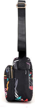 Collsants Small Nylon Purse Mini Crossbody Bag Travel Shoulder Bag Multi Zipper Pockets...