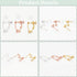 1 Box 24Pcs Screw Back Earring Converter Silver Earrings Clip Back Brass Painless Real 18k Gold Plated Earring Clip with Pad Non Pierced Earring F...