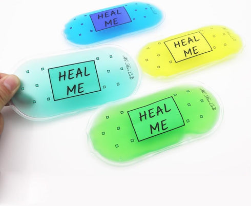 Small Ice Packs, Gel Ice Packs for Injuries Hot & Cold Ice Packs Bulk Reusable Flexible Mini Ice Pack Cold Compress for Pain Relief (4pcs (heal me...